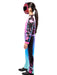 Girls' Monster Jam Sparkle Smash Jumpsuit with Mask - costumesupercenter.com
