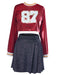 Girls' Junior Pop Star Skirt and Top - costumesupercenter.com
