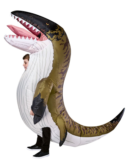 Kids'  Jurassic World Rebirth Mosasaurus Inflatable Costume - costumesupercenter.com