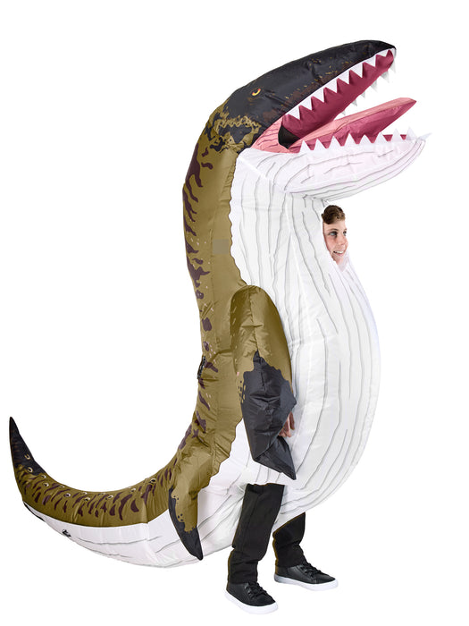 Kids'  Jurassic World Rebirth Mosasaurus Inflatable Costume - costumesupercenter.com