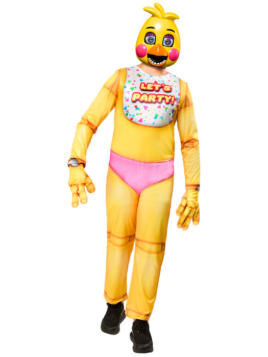 Girls' Five Nights at Freddy's 2 Chica Costume with Mask - costumesupercenter.com