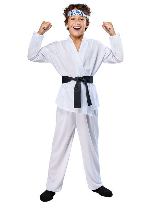 Boys' Karate Kid Classic Miyagi-Do Dojo Daniel Larusso Costume - costumesupercenter.com