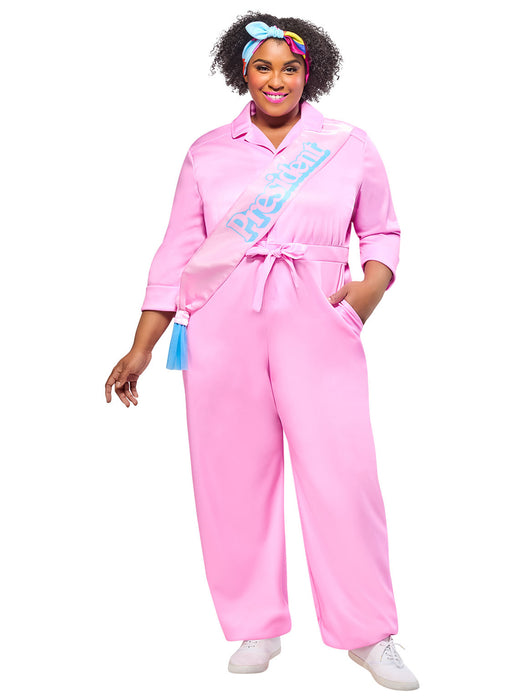 Women's Plus Size Barbie Movie President Barbie Costume - costumesupercenter.com