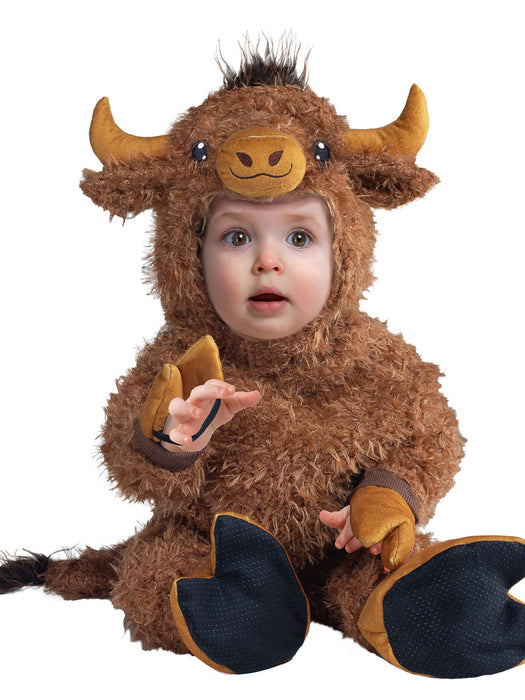 Brown Highland Cow Costume for Babies and Toddlers - costumesupercenter.com