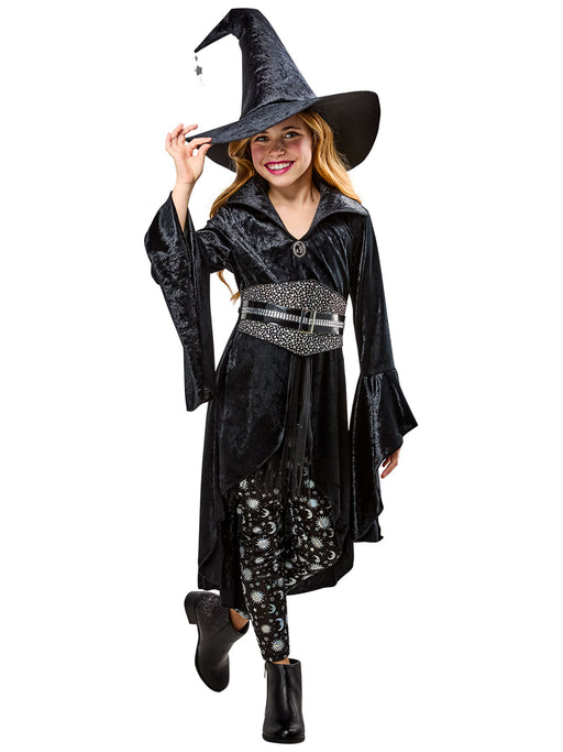 Girls' Black Coven Witch Costume - costumesupercenter.com