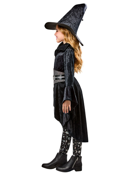 Girls' Black Coven Witch Costume - costumesupercenter.com