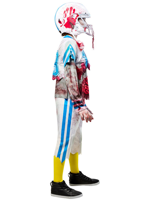 Boys' Bloody Zombie Football Player Costume - costumesupercenter.com
