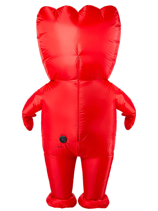 Adult Red Sour Patch Inflatable Costume - costumesupercenter.com