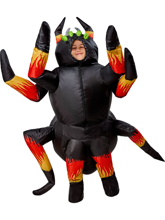Kids' Tarantula Spider Inflatable Costume - costumesupercenter.com