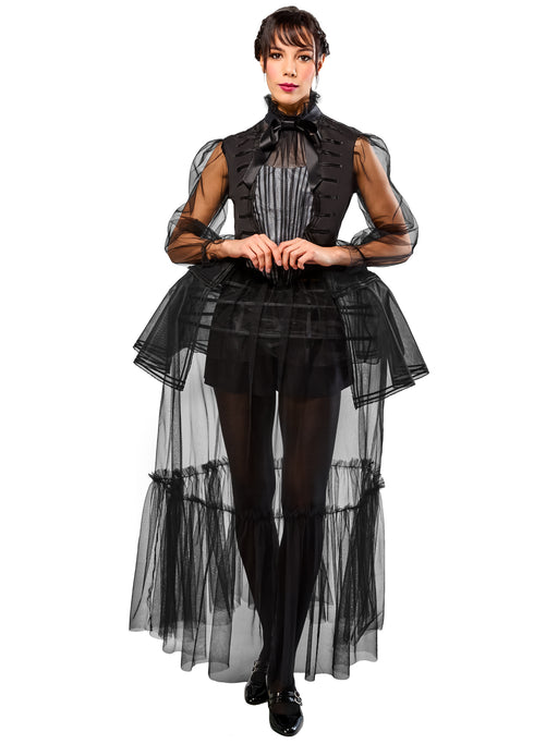 Women's Wednesday Graveyard Gala Dress - Grand Heritage - costumesupercenter.com