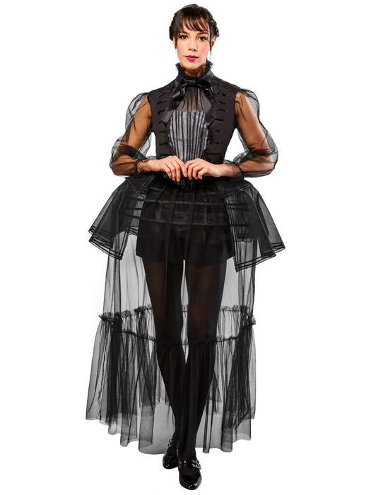 Women's Wednesday Graveyard Gala Dress - Grand Heritage - costumesupercenter.com