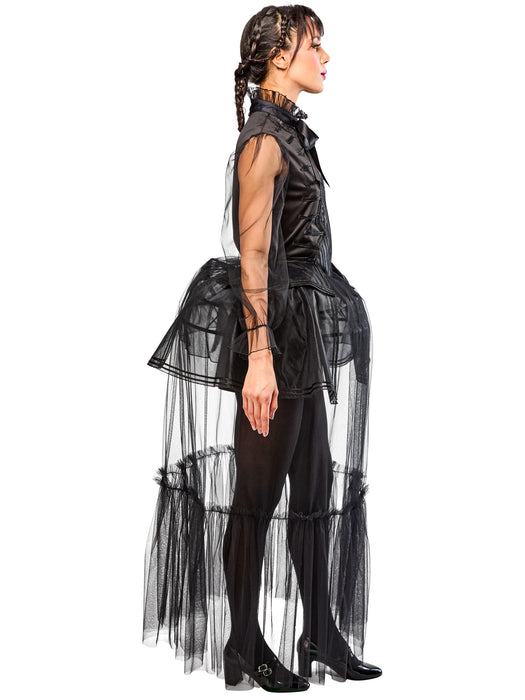 Women's Wednesday Graveyard Gala Dress - Grand Heritage - costumesupercenter.com