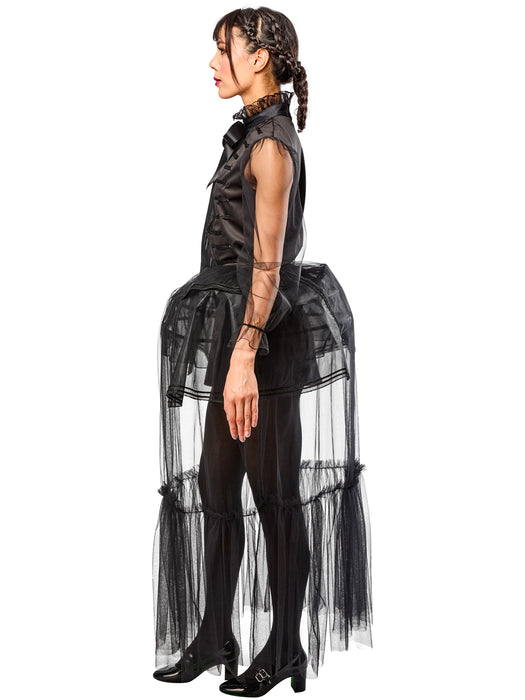 Women's Wednesday Graveyard Gala Dress - Grand Heritage - costumesupercenter.com