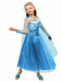 Girls' Blue Snow Princess Dress and Headband - costumesupercenter.com