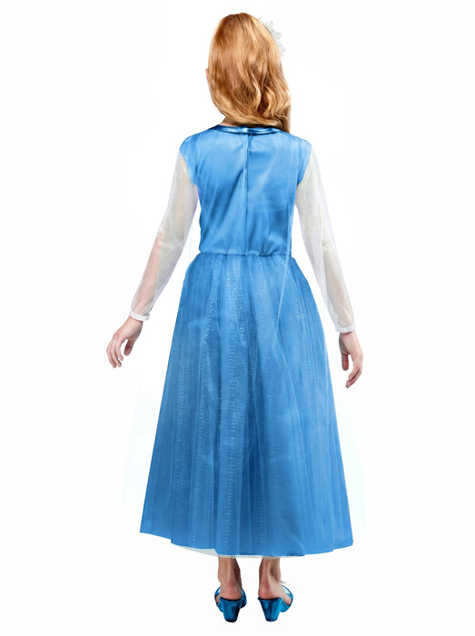 Girls' Blue Snow Princess Dress and Headband - costumesupercenter.com