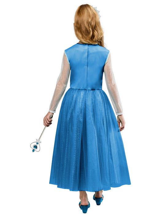 Girls' Blue Snow Princess Dress and Headband - costumesupercenter.com