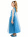 Girls' Blue Snow Princess Dress and Headband - costumesupercenter.com