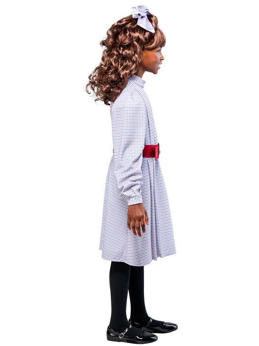 Girls' American Girl Samantha Parkington Plaid Dress Costume Set - costumesupercenter.com