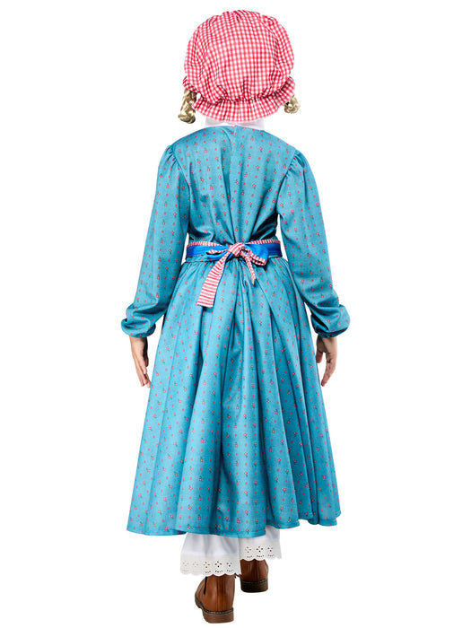 Girls' American Girl Kirsten Larson Dress with Bonnet Costume Set - costumesupercenter.com