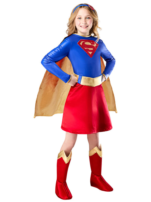 Girls' Supergirl Classic Costume - Deluxe (PRE-ORDER) - costumesupercenter.com