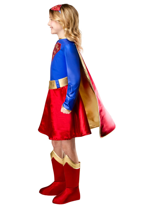 Girls' Supergirl Classic Costume - Deluxe (PRE-ORDER) - costumesupercenter.com
