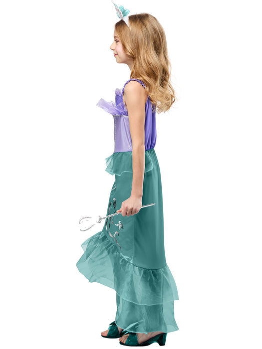 Girls' Mermaid Princess Dress and Headband - costumesupercenter.com