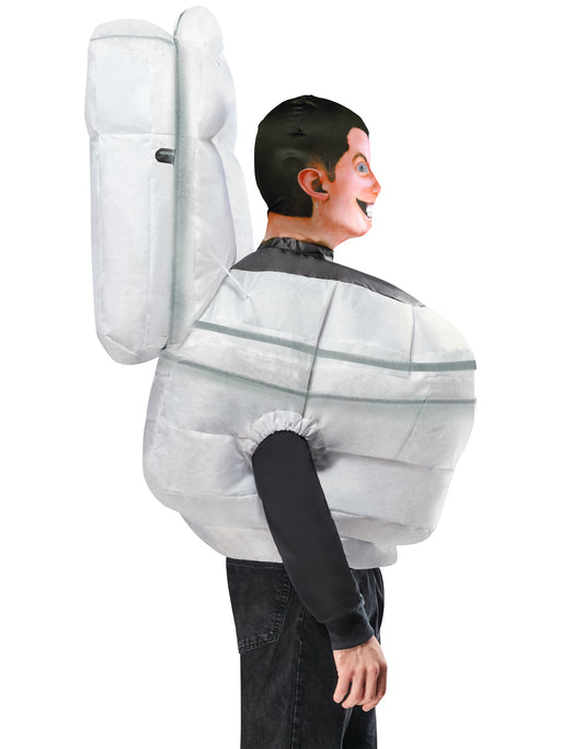 Adult Skibidi Toilet Inflatable Costume with Mask - costumesupercenter.com