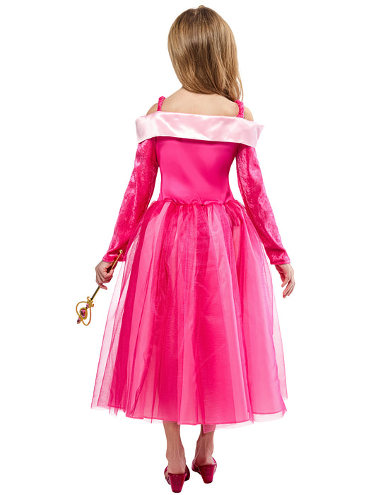 Girls' Pink Sleeping Princess Dress and Tiara - costumesupercenter.com
