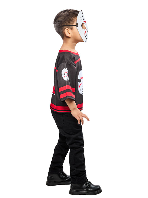 Friday the 13th Jason Voorhees Costume Top with Mask for Toddlers - costumesupercenter.com