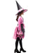 Girls' Pink Witch Costume with Hat - costumesupercenter.com