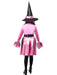 Girls' Pink Witch Costume with Hat - costumesupercenter.com