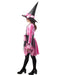 Girls' Pink Witch Costume with Hat - costumesupercenter.com