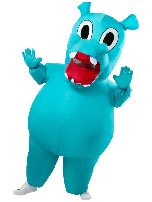 Adult Hasbro Games Hungry Hungry Hippos Inflatable Costume - costumesupercenter.com