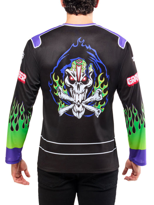 Men's Monster Jam Grave Digger Top and Mask - costumesupercenter.com