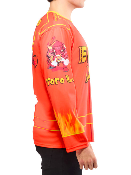Men's Monster Jam El Toro Loco Top and Mask - costumesupercenter.com
