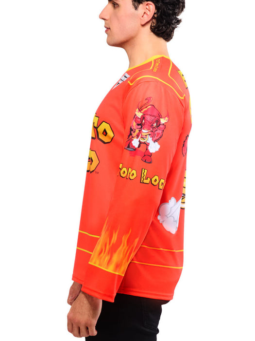 Men's Monster Jam El Toro Loco Top and Mask - costumesupercenter.com
