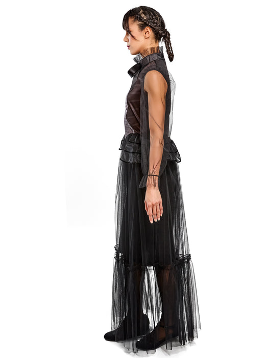 Women's Wednesday Graveyard Gala Dress - Deluxe - costumesupercenter.com