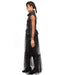 Women's Wednesday Graveyard Gala Dress - Deluxe - costumesupercenter.com