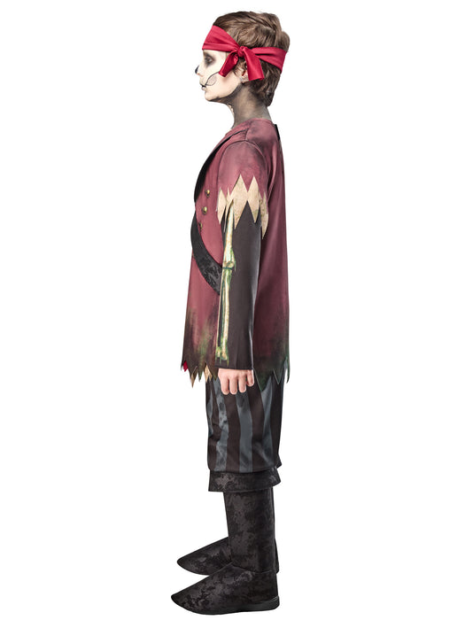 Boys' Pirate Zombie Costume - costumesupercenter.com