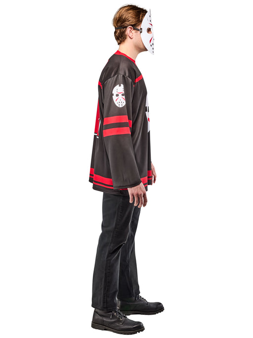 Men's Friday the 13th Jason Voorhees Costume Top with Mask - costumesupercenter.com