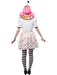 Women's Polka Dot Plaid Clown Costume - costumesupercenter.com