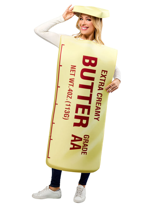 Adult Popcorn and Butter Couples Costume - costumesupercenter.com