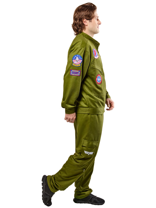 Men's Top Gun Classic Maverick Jacket and Pant Set - costumesupercenter.com