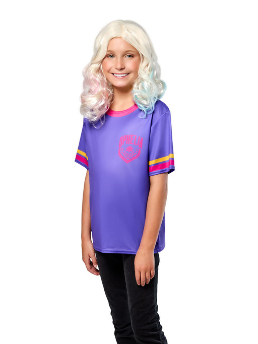 Girls' Wednesday Nevermore Academy Ophelia Hall Purple Top - costumesupercenter.com