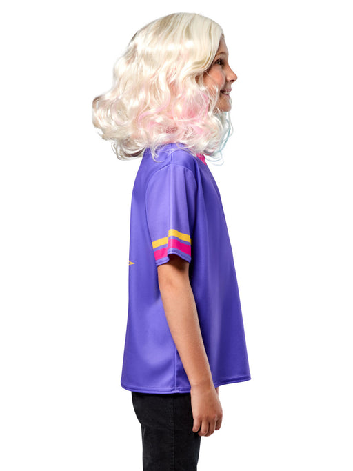 Girls' Wednesday Nevermore Academy Ophelia Hall Purple Top - costumesupercenter.com