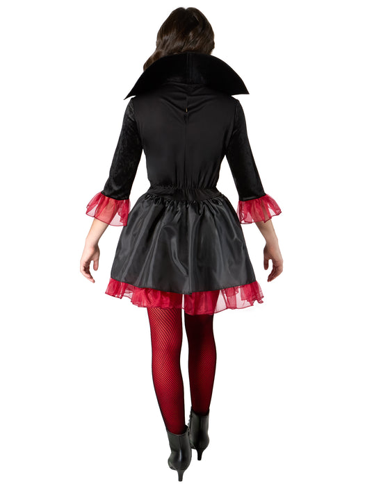 Girls' Junior Scarlet Vampiress Costume - costumesupercenter.com