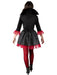 Girls' Junior Scarlet Vampiress Costume - costumesupercenter.com