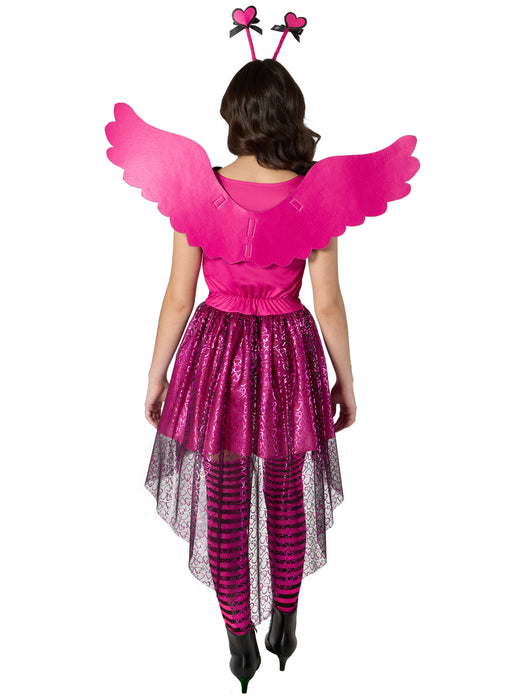 Girls' Junior Pink Cupid Costume - costumesupercenter.com