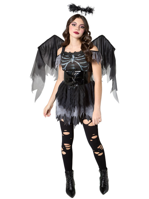 Girls' Junior Dark Angel Costume - costumesupercenter.com
