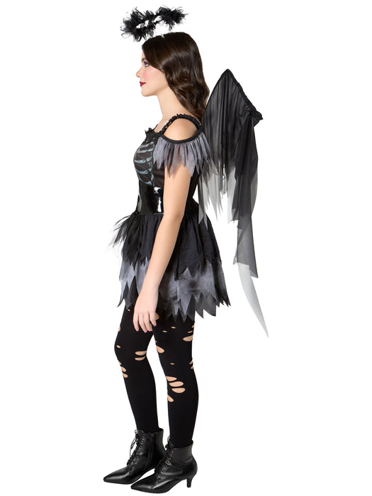 Girls' Junior Dark Angel Costume - costumesupercenter.com